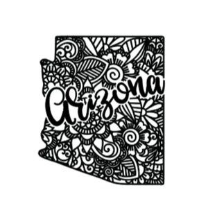 Arizona Window Decal Sticker 5.5"